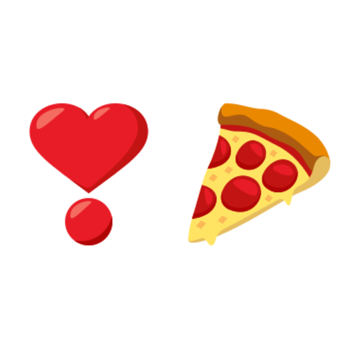 ❣🍕 Emoji Domain EmojiOne rendering